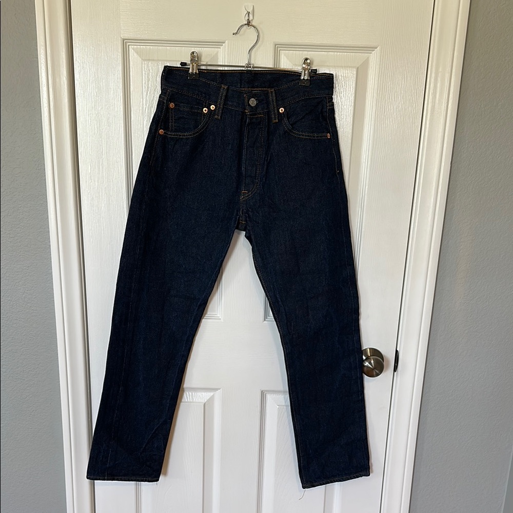 Levi's 501 Men's Deep Indigo Straight Jeans 30x30